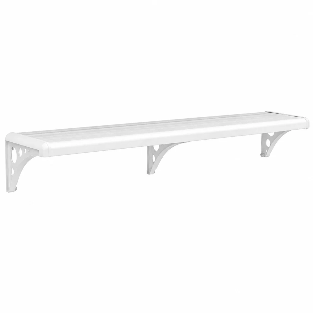 Prateleira de Parede Astra PVC 40cm Branca até 25kg Kit 3