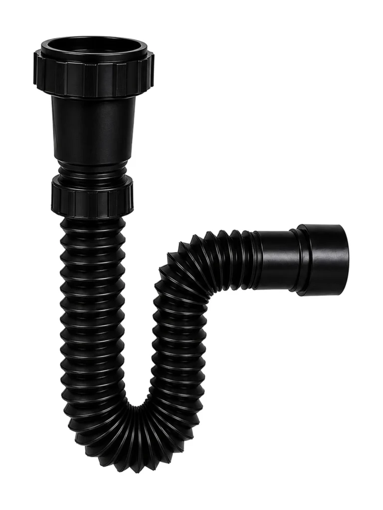 Sifão Sanfonado Universal Preto para Pia 40 e 50mm Astra