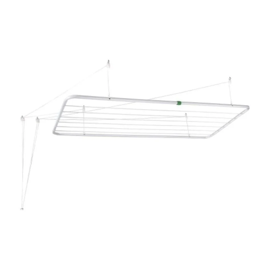 Varal de Teto em Aço 90x56cm com Kit de Instalação Maxeb